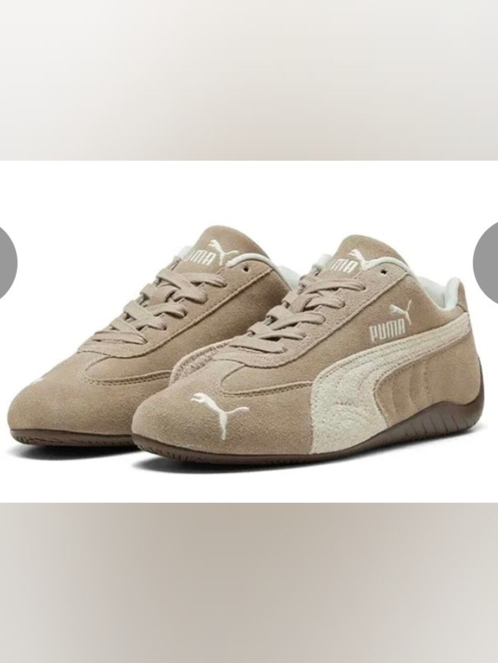 Womens Puma Speedcat Elevated Beige Sz 9 New